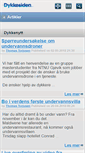 Mobile Screenshot of mysql.dykkesiden.com